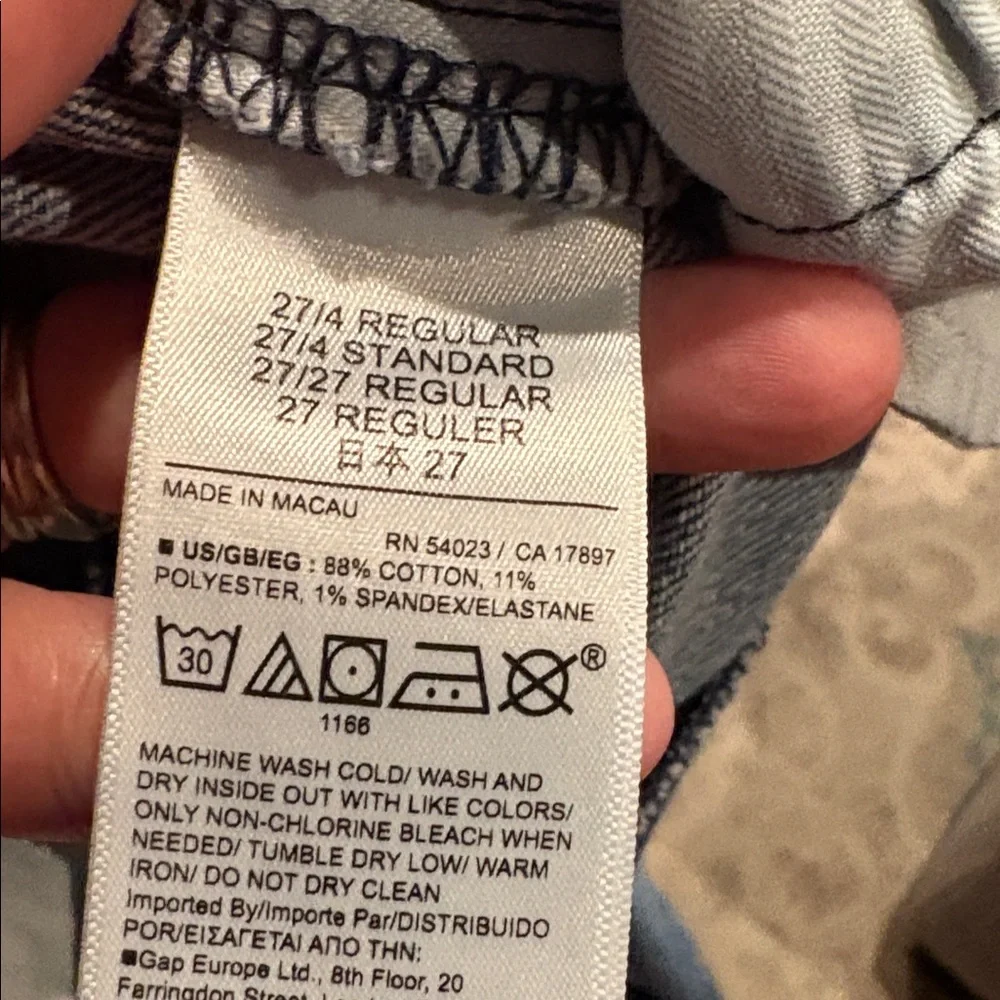 GAP Women's Straight Leg Jeans in Blue - Picture 5 of 6